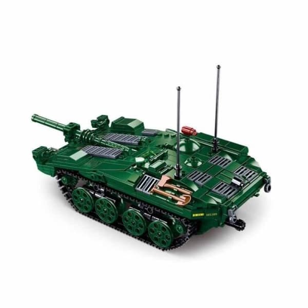 Byggset - SLUBAN - STRV103 M38-B1010 - 692 bitar - Plast - Grön