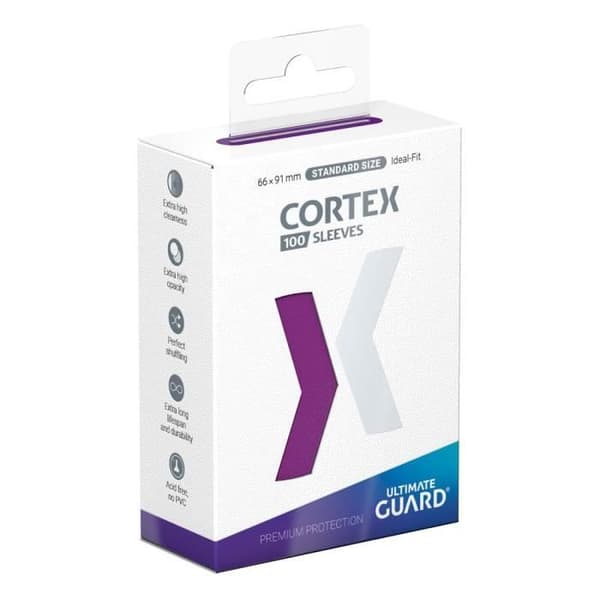 Spelaccessoar - ULTIMATE GUARD - CORTEX - 100 fickor - Lila - Hög klarhet