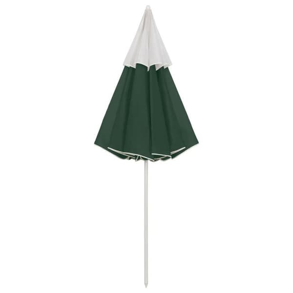 vidaXL Strandparasol grön 300 cm 314717