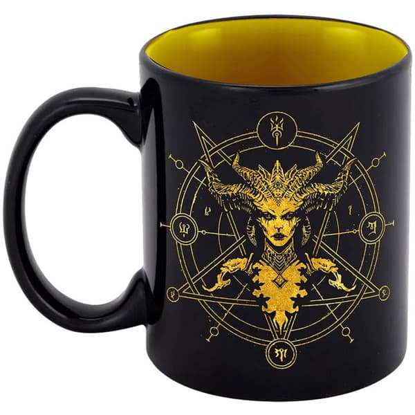 Mugg - Diablo IV - Lilith Gold Edition - 330 ml - Elegant keramik - Presentförpackning