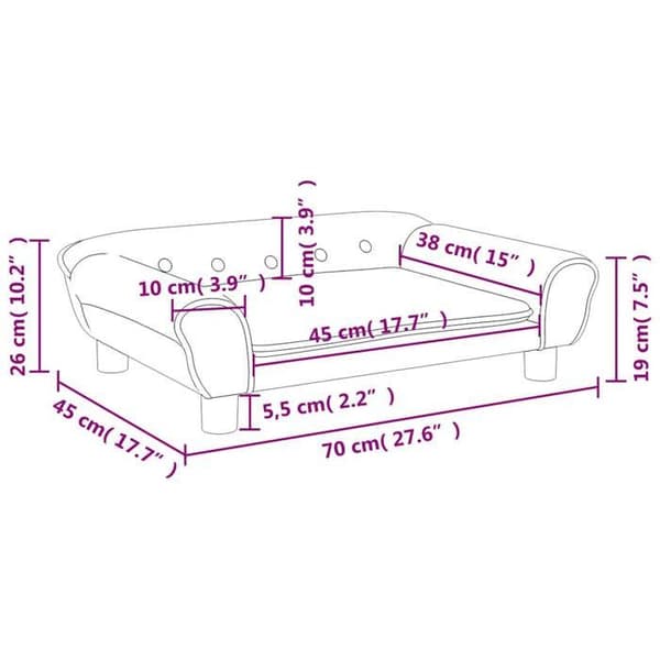 vidaXL Mörkgrå barnsoffa 70x45x26 cm sammet, mini soffa, mini soffstol, mini soffa för barn, soffa 3196402
