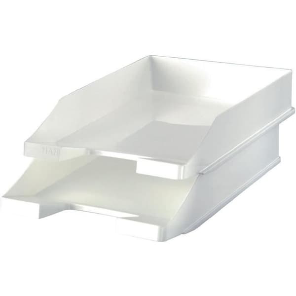 Brevfack - HAN - C4 - Vit - Antistatisk polystyren - 65 mm hög