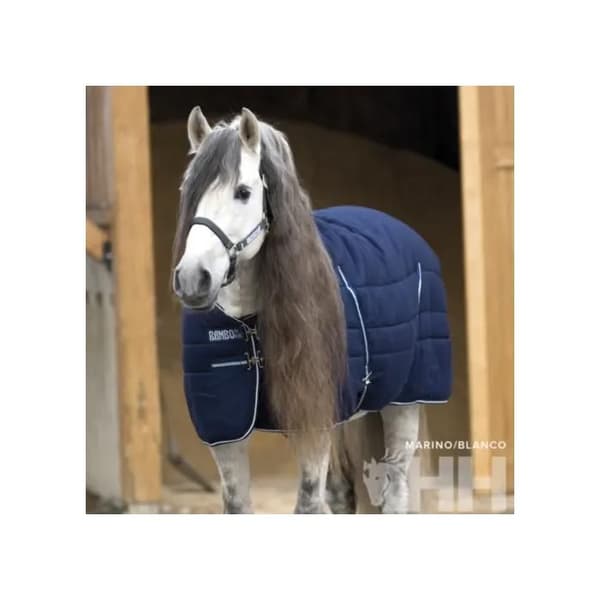 Stalltäcke för häst Rambo 200g - Blå - 130/183 cm