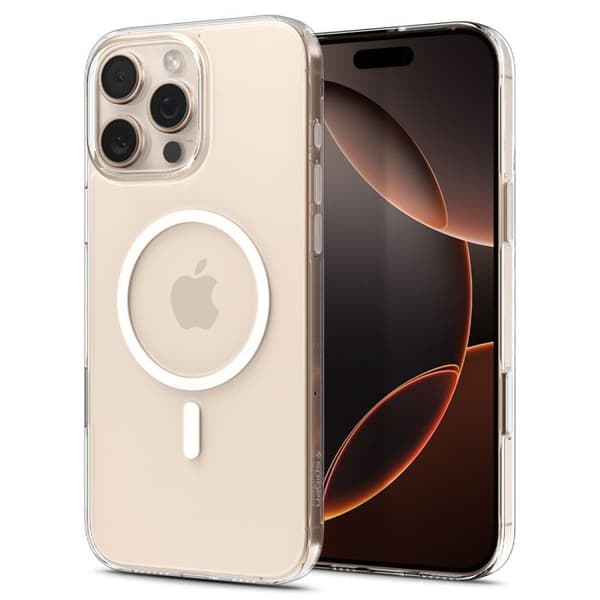 Spigen Thin Fit MagSafe-fodral för iPhone 16 Pro Max - Klar / Vit