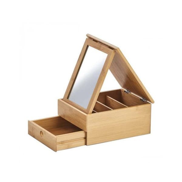 Makeup förvaringslåda med spegel