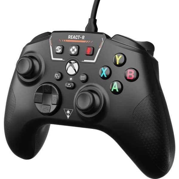 Xbox Series Xbox One Windows Wired Gamepad - Turtle Beach REACT-R - Svart