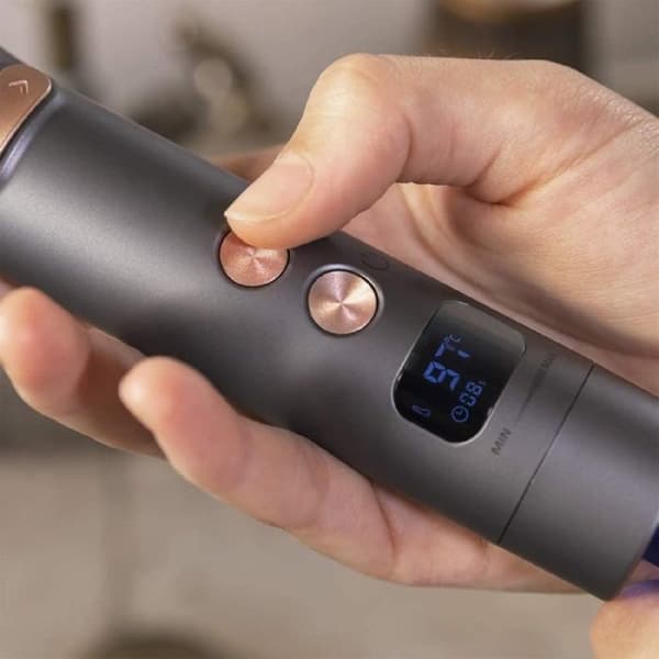 Cecotec SurfCare 850 Magic Waves Vision LCD automatisk locktång - Grå