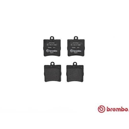 BREMBO Bromsbeläggssats P50072 - 4 st