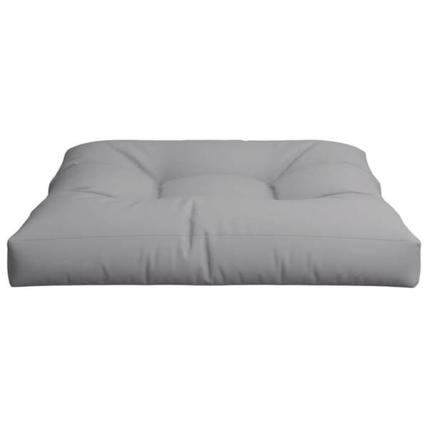 vidaXL Pallkudde grå 80x80x12 cm tyg 360492