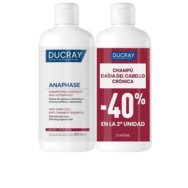 Pack av 2 schampon mot håravfall ANAPHASE 400 ml