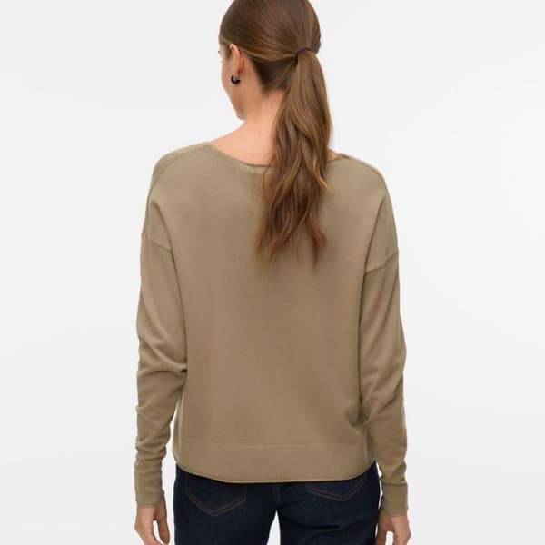Pull fin med V-ringning, havsmermaid, dam, VERO MODA