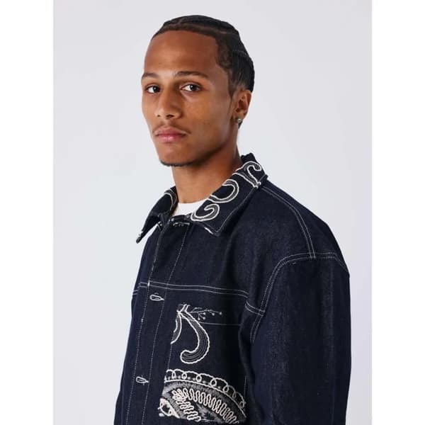 Jeansjacka Project X Paris Bandana