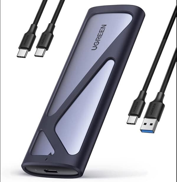Ugreen extern hårddiskkapsling Nvme M2 SATA SSD (90264)