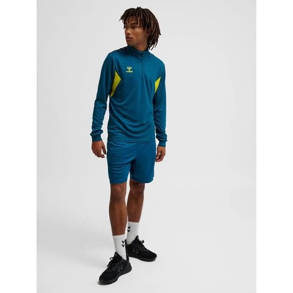 Hummel Authentic träningsjacka - blå korall/svavel vår