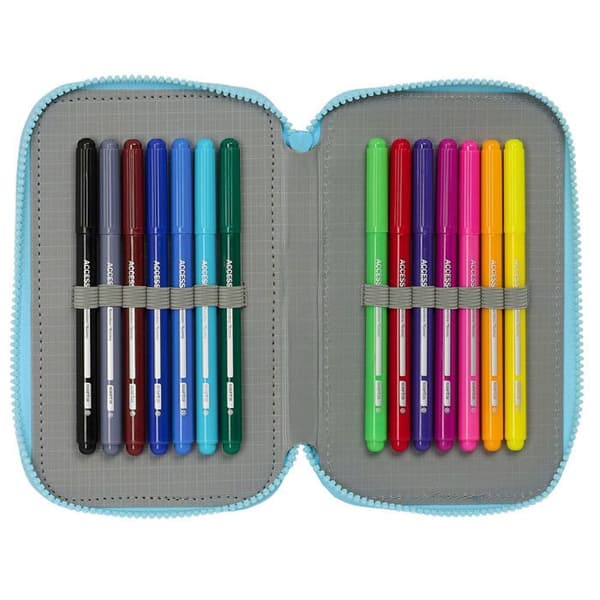 Pennfodral - Safta - Bluey - 36 stycken - Blandat - Blå