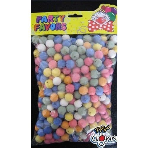 Färgglada Boules Dansande - Papmaché - 500 Bitars - För Blåsrör - Blandet