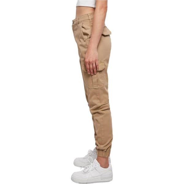 Urban Classics Dam - Stretchbyxor med hög midja