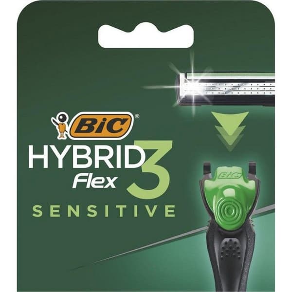 BIC RECH FLEX3 HYBRID SENSI X4 paket 4 rakblad