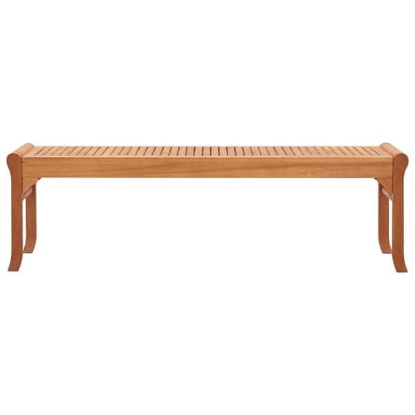 vidaXL Trädgårdsbänk 3 platser 150 cm Solid eukalyptusträ 47291