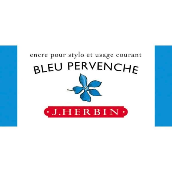 Traditionell bläck för bläckpenna 30 ml i flaska – Pervincheblå