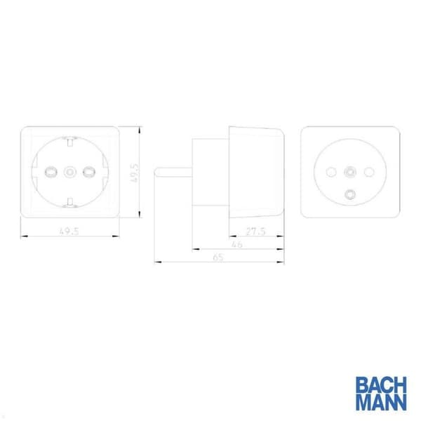 Bachmann 921.005 Resaadapter