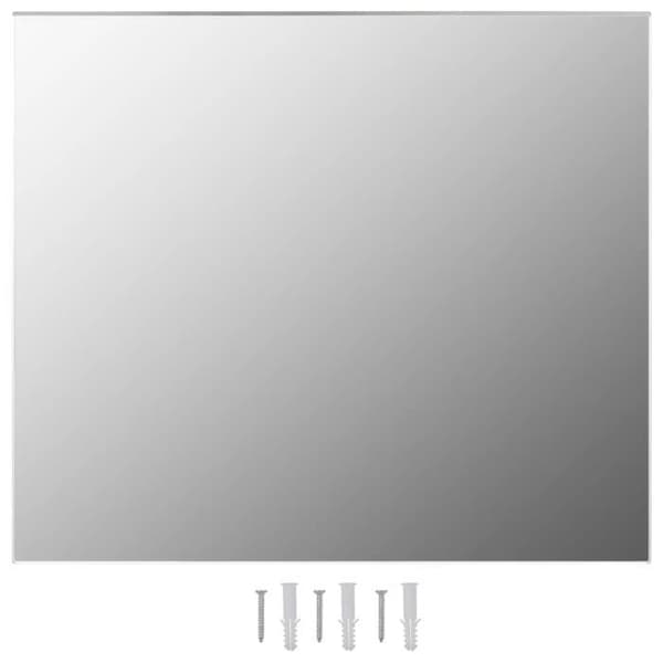 vidaXL Ramlös spegel 80x60 cm Glas