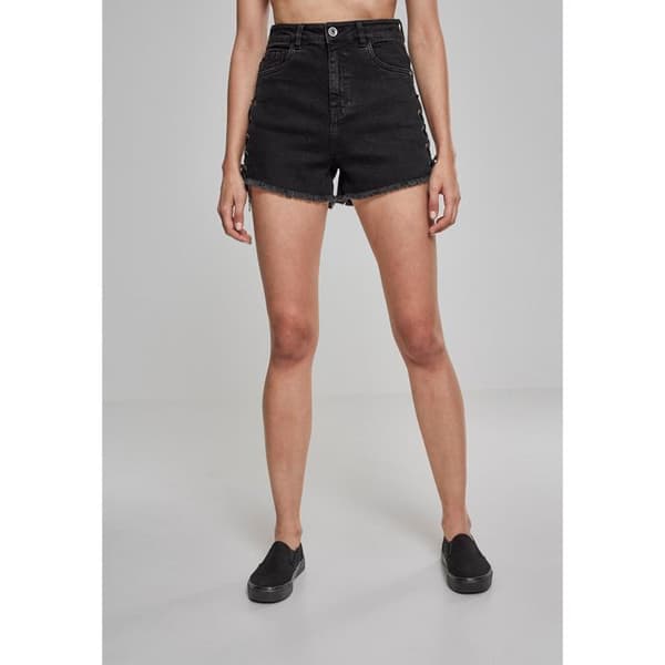 Urban Classic midja denimshorts för kvinnor