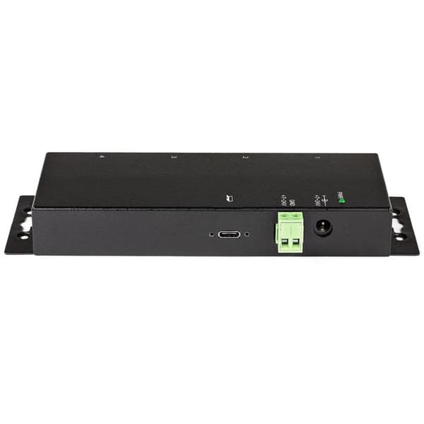 USB C-hubb 4 portar - StarTech.com - Industriell metall - 10Gbps - 2x USB-C & 2x USB-A - ESD-skydd