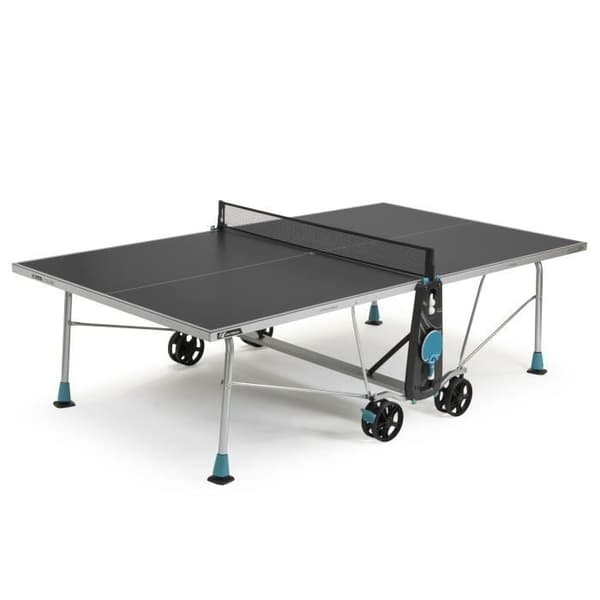 Utomhus pingisbord - CORNILLEAU - 200X Utomhus - Grått bord - Utomhus - Fällbart med hjul