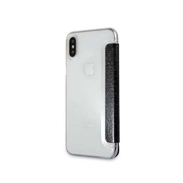 Karl Lagerfeld Valentine flipfodral för iPhone X, svart