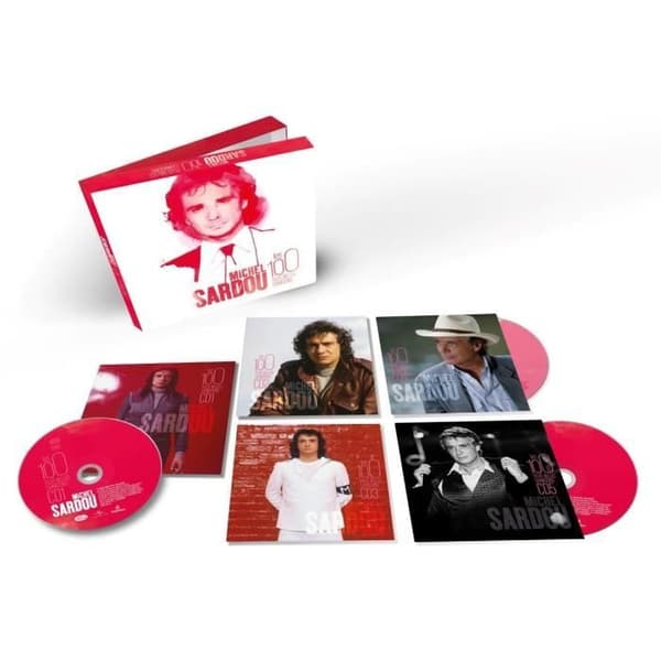 Coffret 5 CD - De 100 Vackraste Sångerna av Michel Sardou