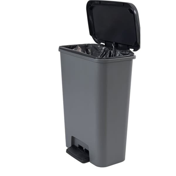 Pedalhink - CURVER - COMPATTA - 50 L - Grafitgrå - Polypropen