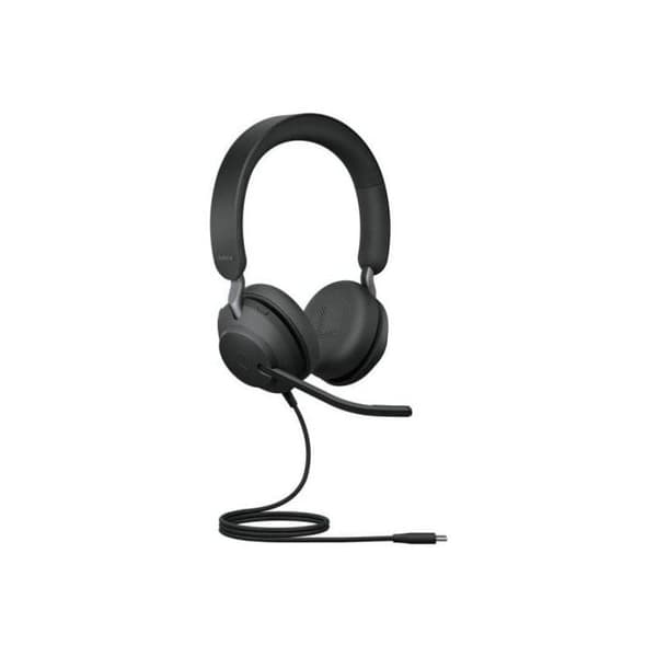 Microhörlurar - Jabra - Evolve2 40 SE UC - Trådad - USB-C - Stereo - Bullerdämpning