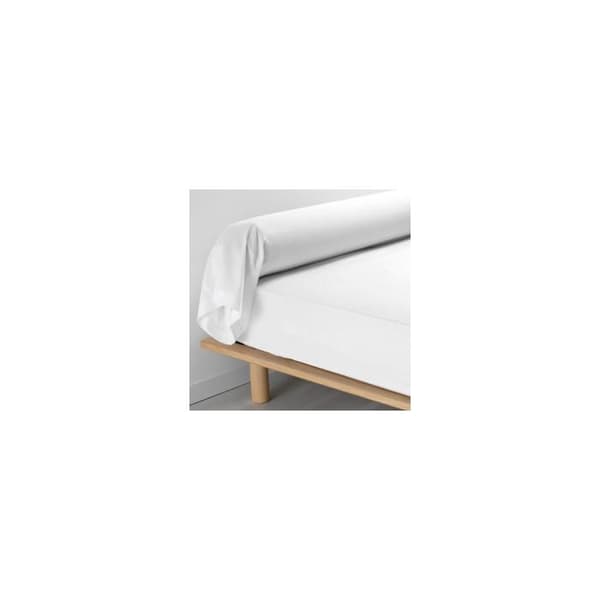 Kuddfodral - PROMO LINGE - LIA - Percale av bomull 78trådar - 185 x 85 cm - Vit