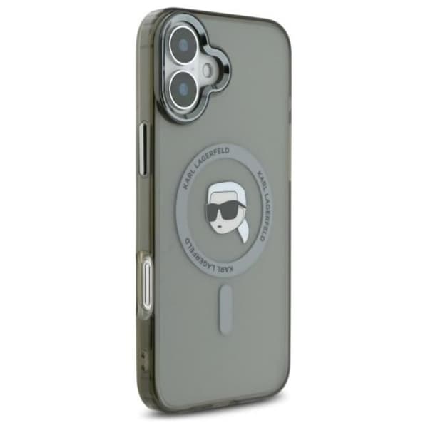 Mobilskal - KARL LAGERFELD - iPhone 16 Plus - MagSafe - Transparent - Elegant