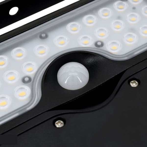Solcell LED-projektor - BEMKO - SOLEN - 5W - 500lm - IP65 - PIR-sensor