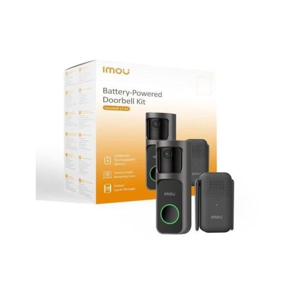 Timbre Video - IMOU - Timbre 2S - 2K-kamera - Rörelsedetektering - IR Night Vision