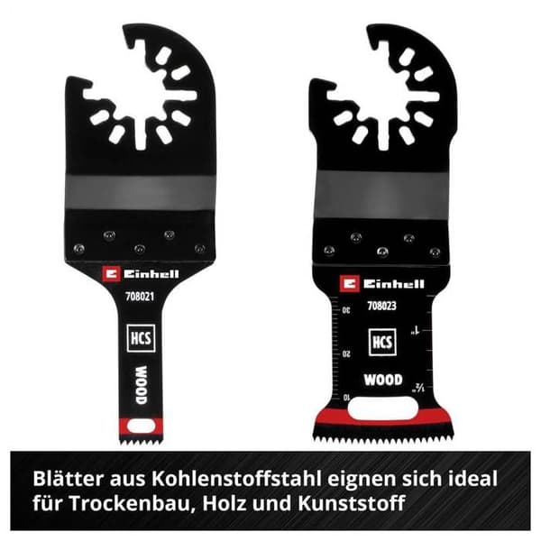 Einhell 708103 Multit.-Set trä/metall 3-delar SB HCS, BiM Set multifunktionella verktyg 1 st