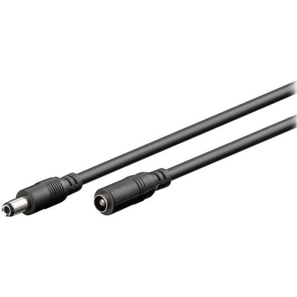 Strömkabelförlängning - goobay - DC-jack 5,5x2,5mm - 10m
