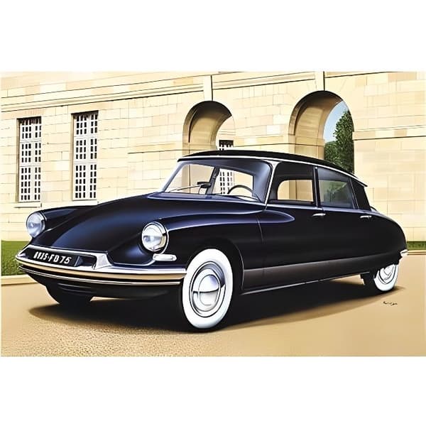 Citroën DS 19 modellsats - HELLER - Vit - Pojke - Barn - 15 år