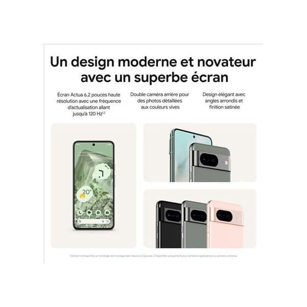 Smartphone - GOOGLE - Pixel 8 - 6.2 tum - 256 GB - 5G Dubbel SIM - Rosa