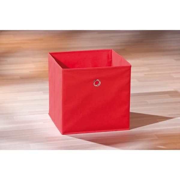 Förvaringslåda kub 32 cm - Winny - Röd