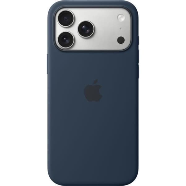 APPLE iPhone 17 Pro Max - Silikonfodral med MagSafe - Midnatt