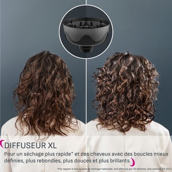 Calor Curl Harmony, Hårfön med 3-i-1 diffusor, Lockigt hår, CV7D30C0