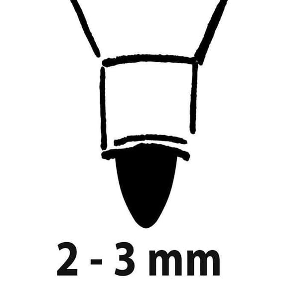 Raderbar flytande kritamarkör - SIGEL - Point 2 - 3 mm - Vit