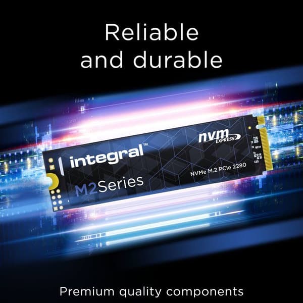 INTEGRAL - M.2 2280 NVMe PCIe Gen3 x4 - Intern SSD - 1 To - M.2 2280
