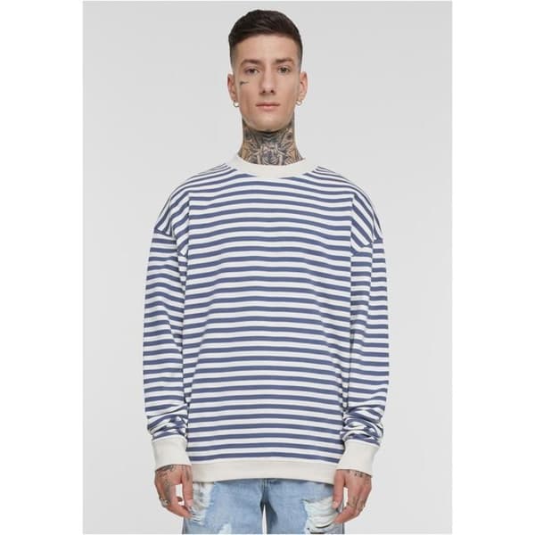 Randig rundhalsad sweatshirt Urban Classics