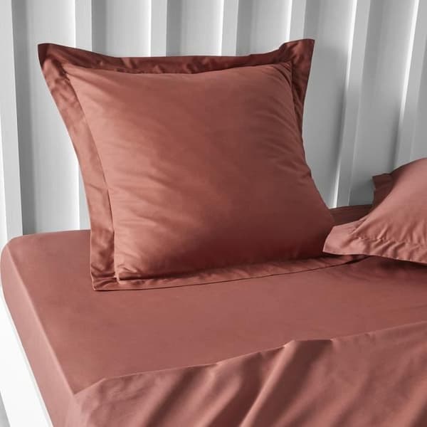 IDAG Essential örngott - 63 x 63+5 cm - 100% vanlig bomull - Terrakotta