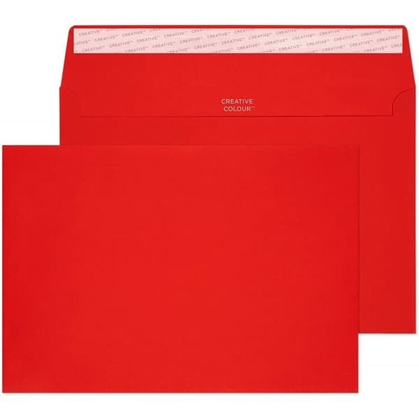 Kuvert Tejp - BLAKE - C5 - 162x229mm - 120g/m² - Röd