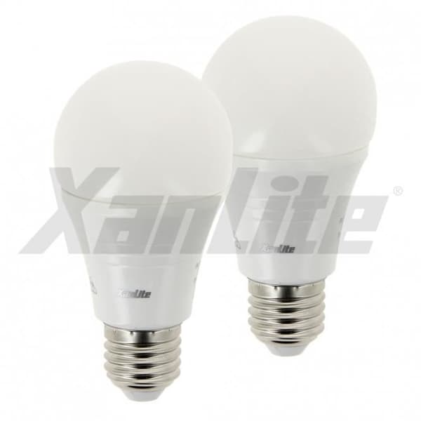 Set med 2 standard A60 806 Lumens E27